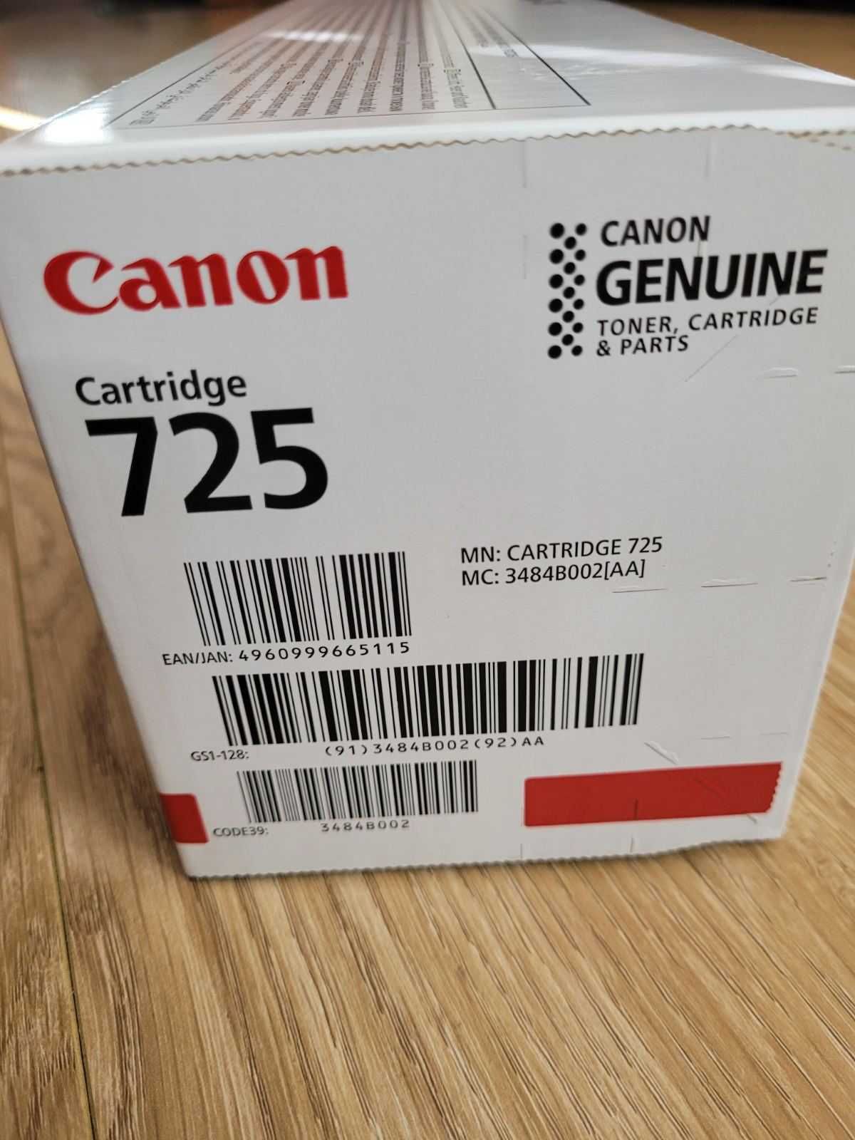 CANON Cartridge 725
 LBP: 6000, 6030 Series
CANON I-SENSYS MF: 3010