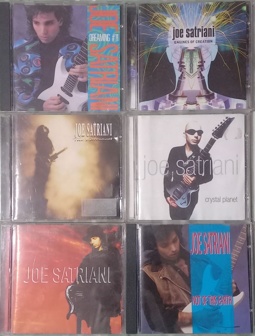 Cd Conjunto Discografia  Joe Satriani