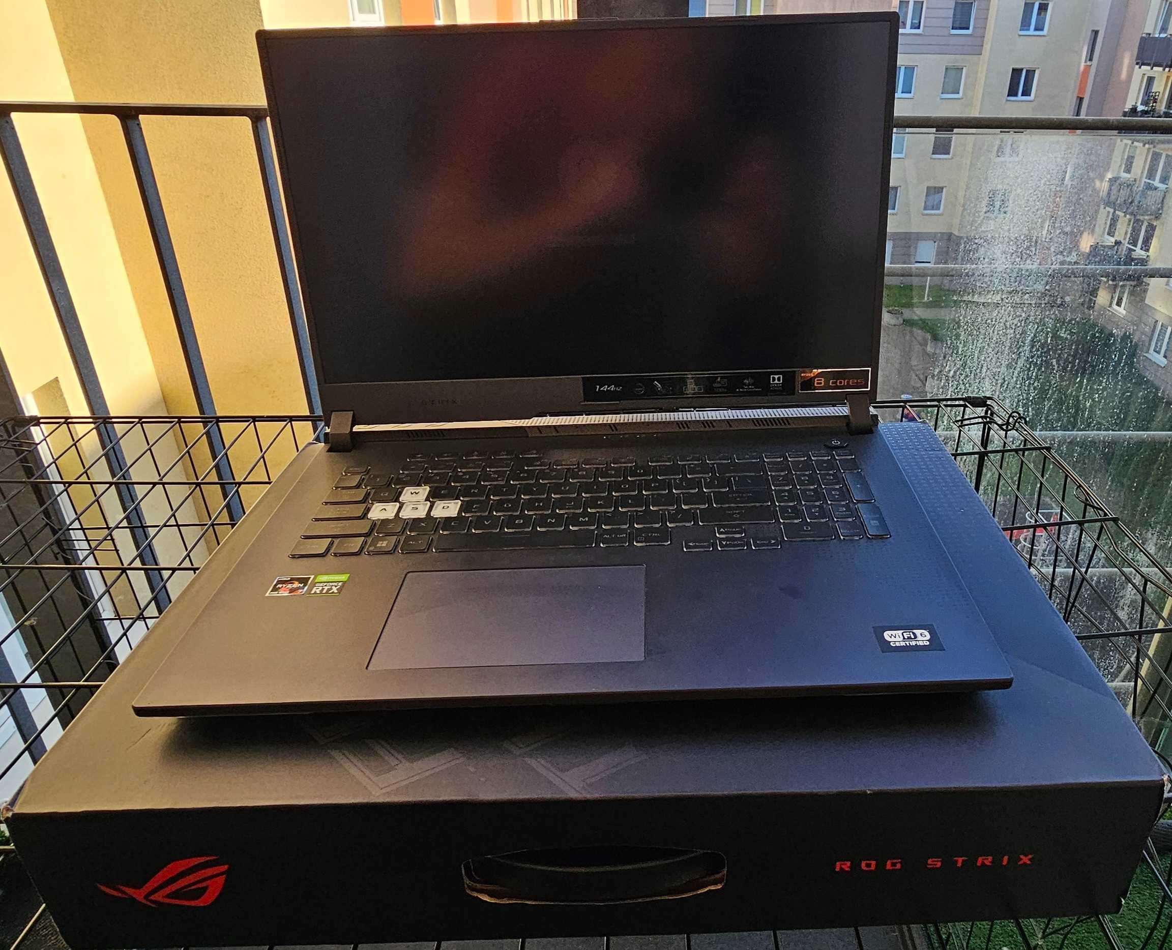 Laptop Strix 17.3" 144Hz R7-4800H 16GB RAM 512GB SSD GeForce RTX3060