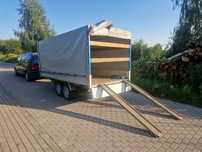 Przyczepa laweta platforma Fracht dwie osie alko Dmc 2000kg