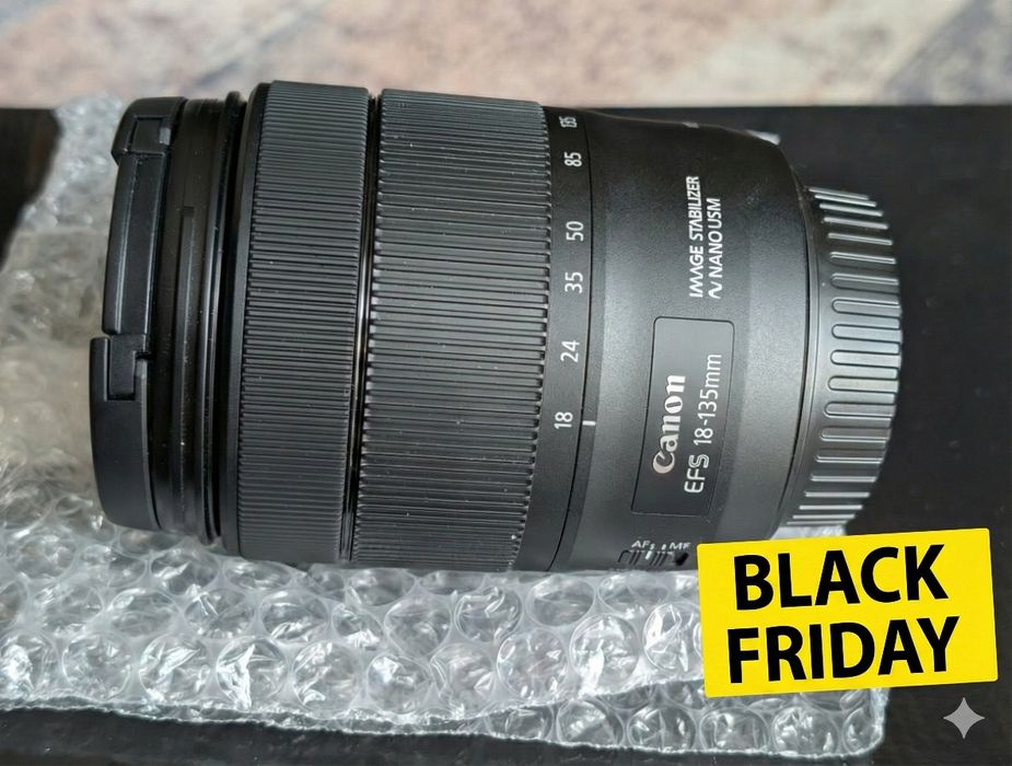 ŚWIETNY Canon EF-S 18-135 F3.5-5.6 IS NANO USM etui Camrock NAJTANIEJ