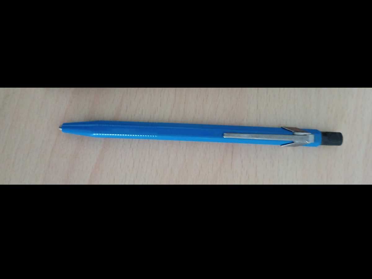 Lapiseira Caran D'Ache Fixpencil Metal Junior Azul