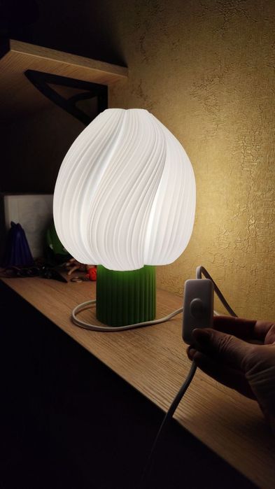 Светильники напечатанные на 3D принтере.Много разных моделей