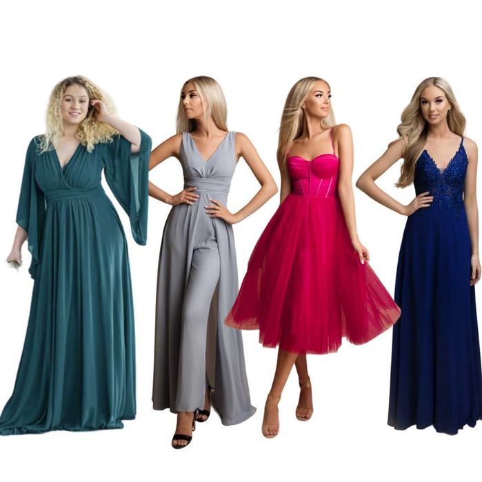 Vestidos de cerimonia festa, madrinhas, casamento, baile finalistas