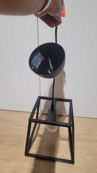 Ikea Felsisk lampa wisząca stal styl loftowy