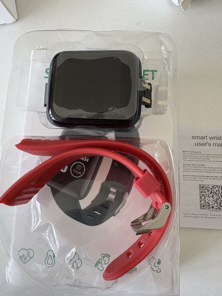 Smartwatch e - nowe ! kolory, czarny, fioletowy,czerwony, nowe tanio !