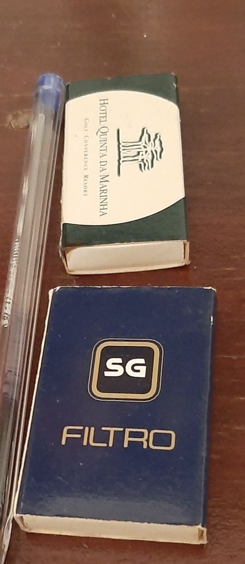 2 caixas de Fósforos anos 80