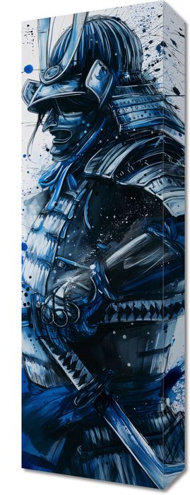 Obraz 20x60cm Samuraj w Błękicie