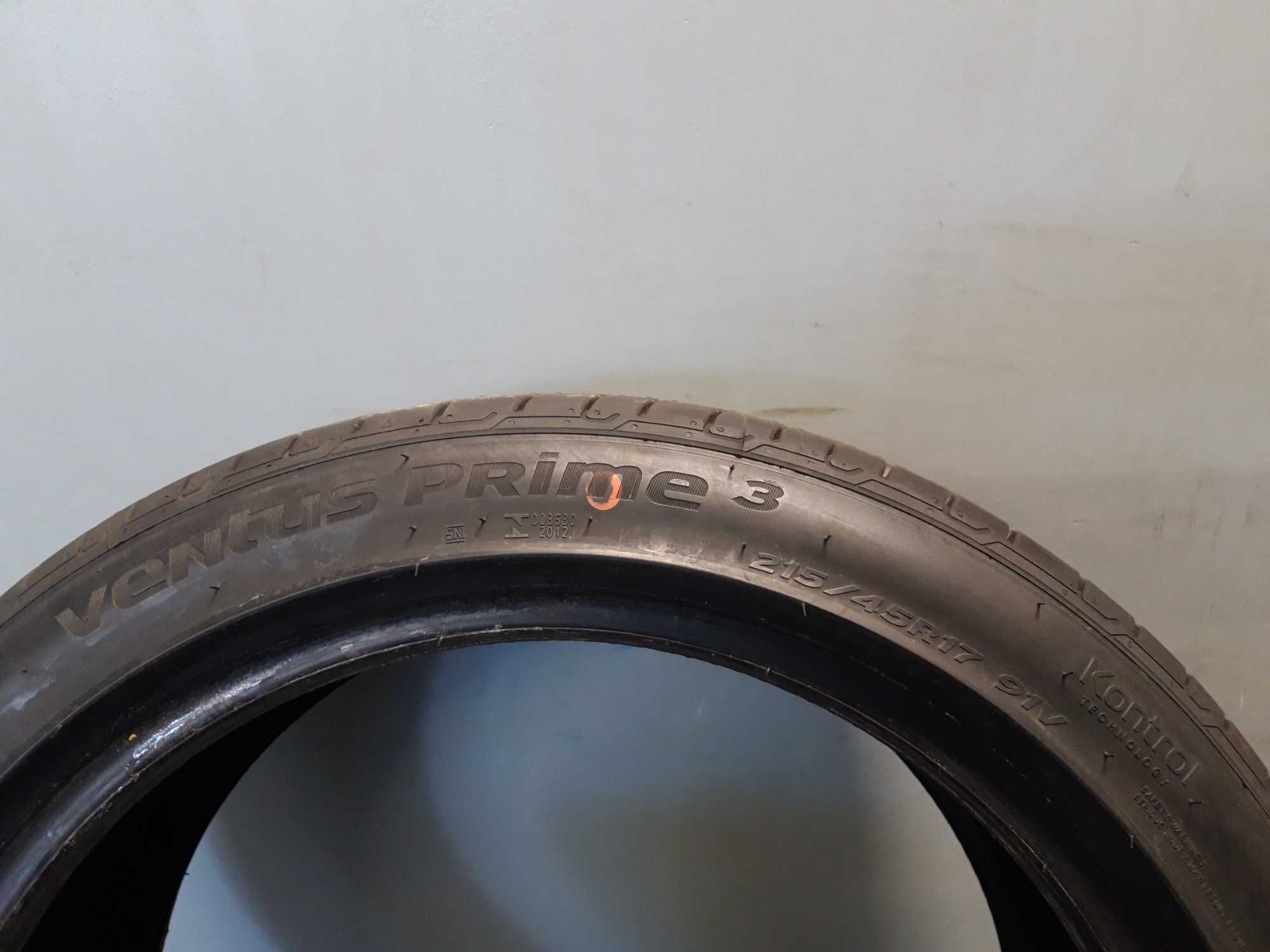4x215/45R17 Hankook Ventus Prime 3, 91V, Rant Ochronny, 2024 rok, NOWE