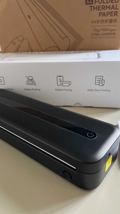 Impressora Térmica Portátil A4 Nova + 1 rolo papel oferta