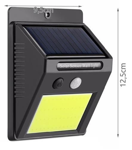 Candeeiro Luz solar LED Sensor de movimento para exterior Novos