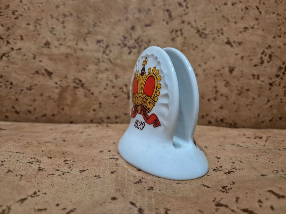 Kolekcjonerski serwetnik Piwa Tyskie 1929 - porcelana Bogucice