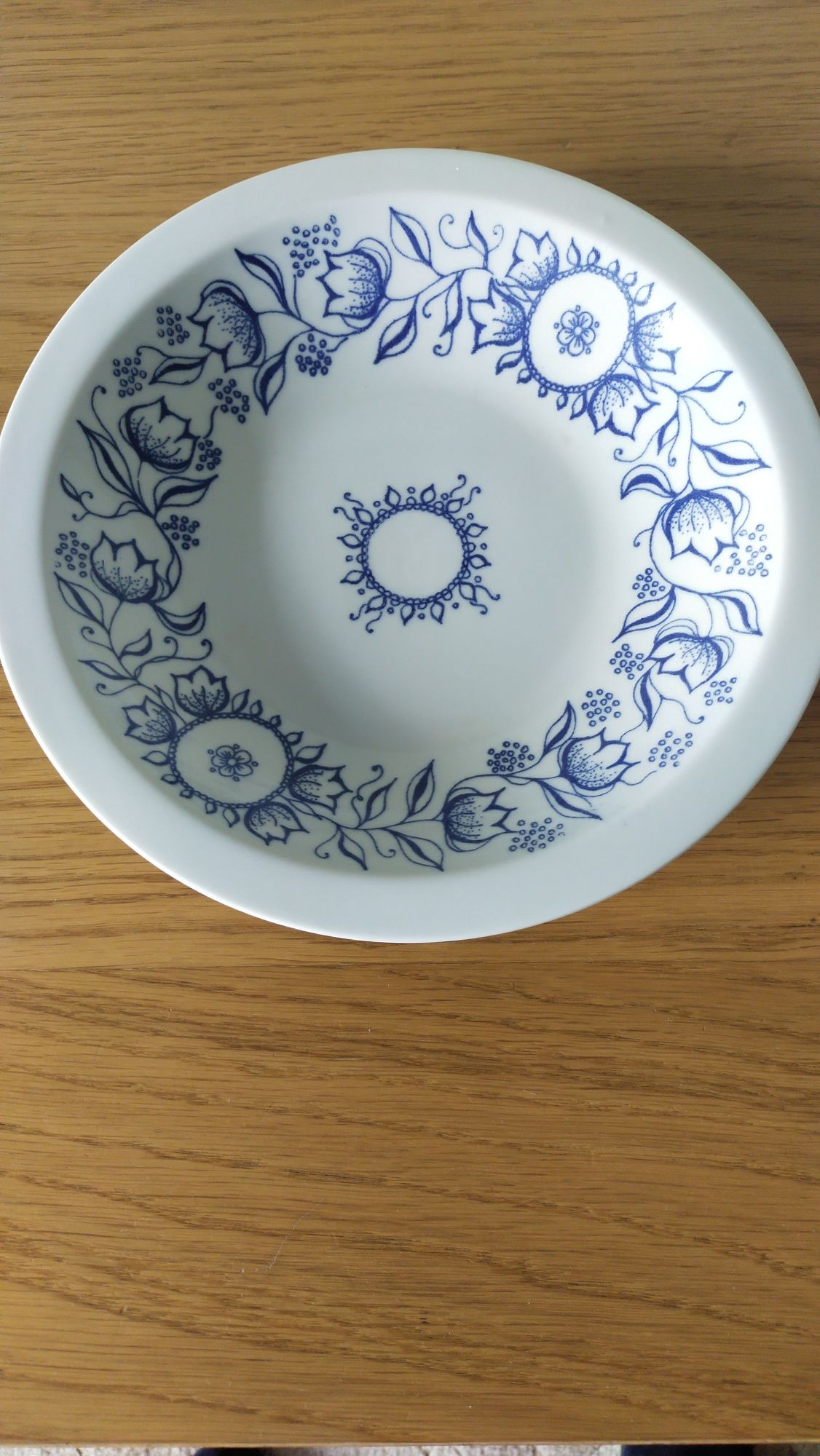 Talerz porcelanowy obiadowy głęboki Wawel Krzysztof PRL