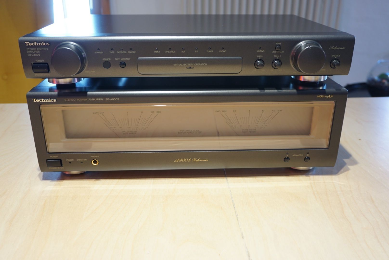 Technics SU C800U SE A900S przedwzmacniacz i końcówka mocy