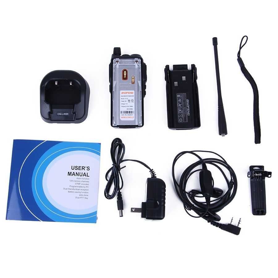 Baofeng UV-82 5W Radio PKP Kolejowe Skaner Radiotelefon
