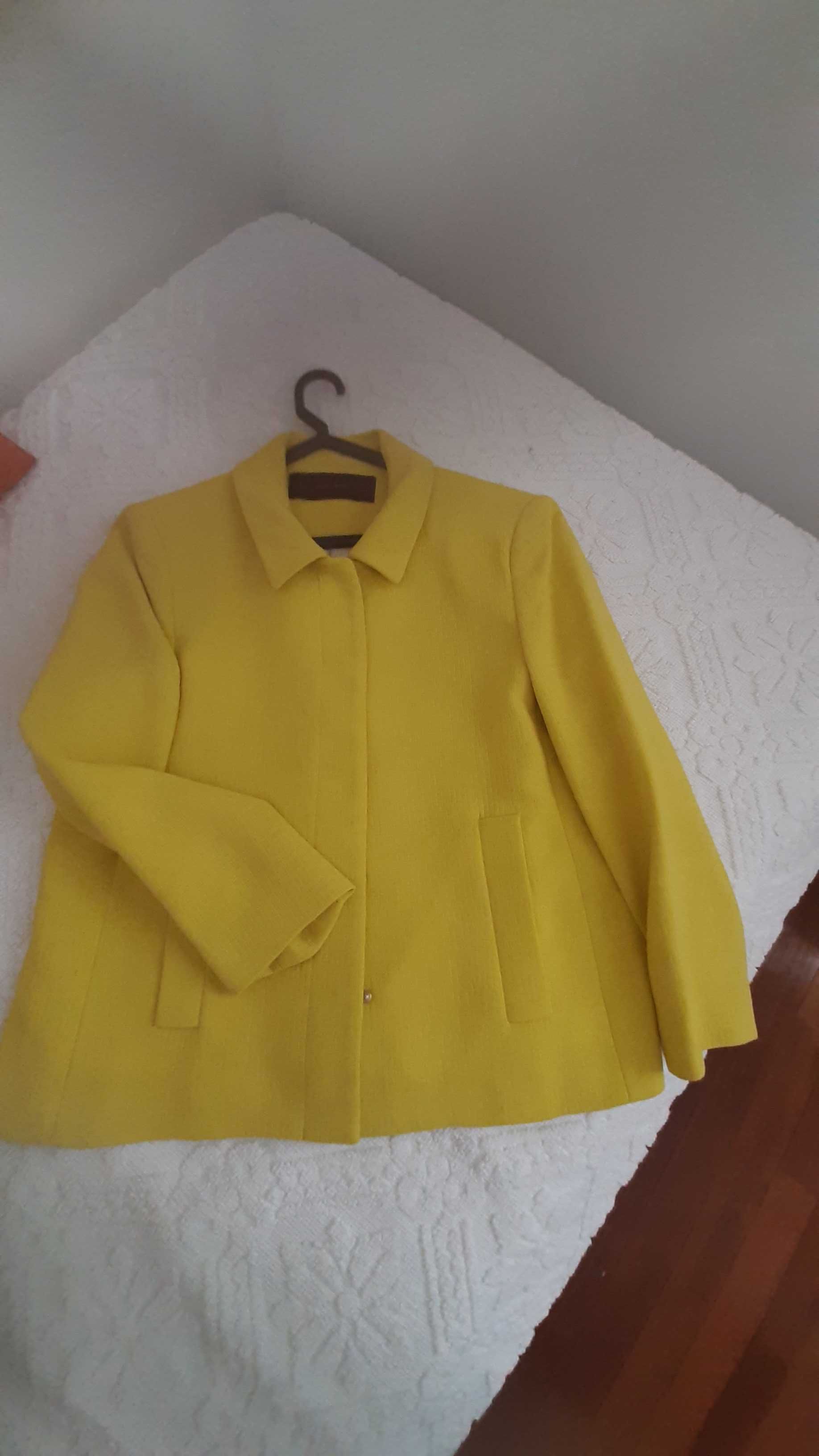 Casaco Zara L Amarelo