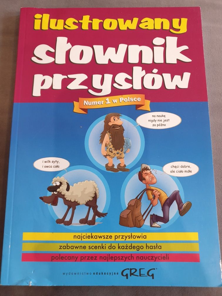 Ilustrowany słownik przysłów.