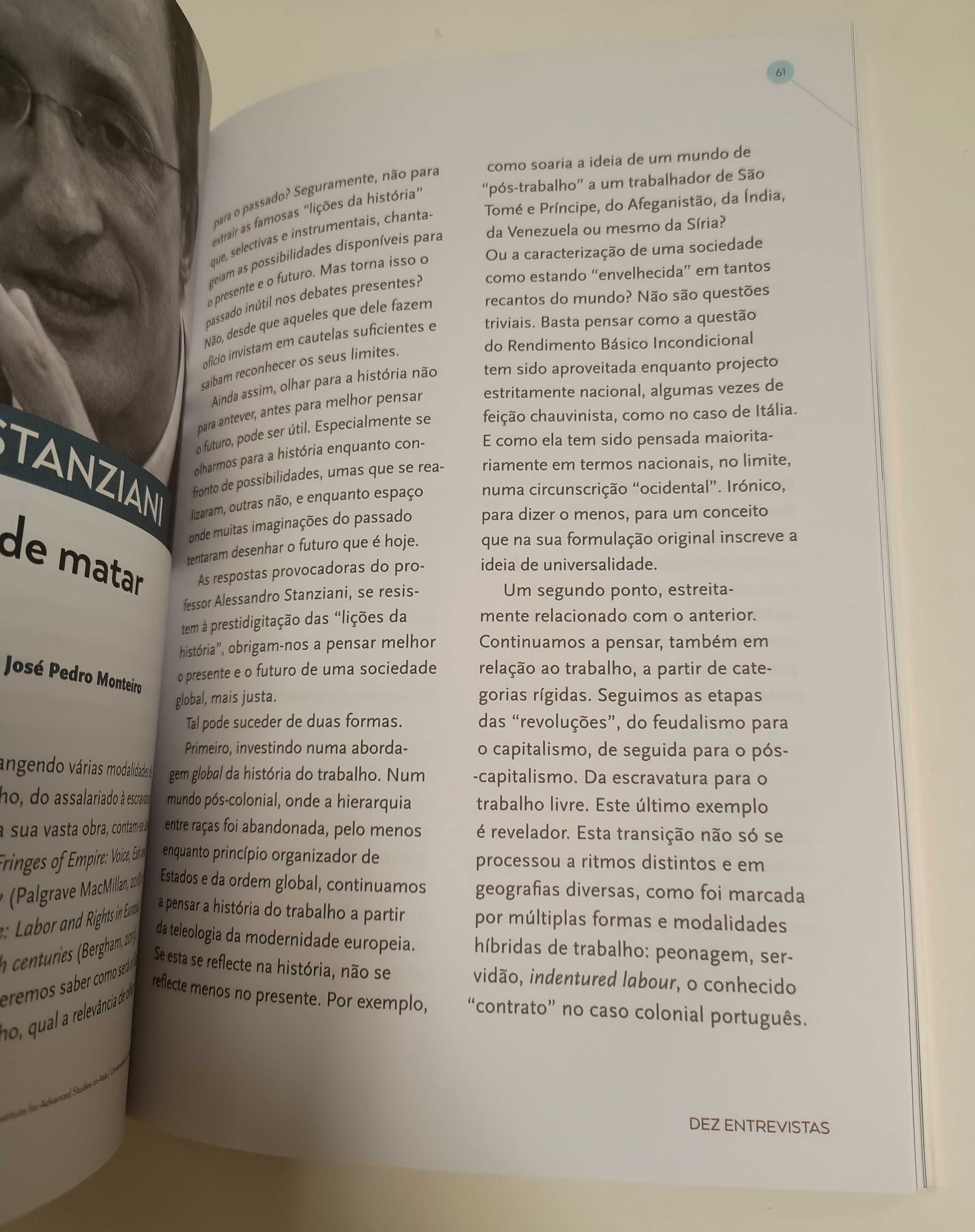Pensar o trabalho no futuro: dez entrevistas