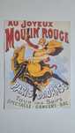 Vintage retro plakat poster Moulin Rouge