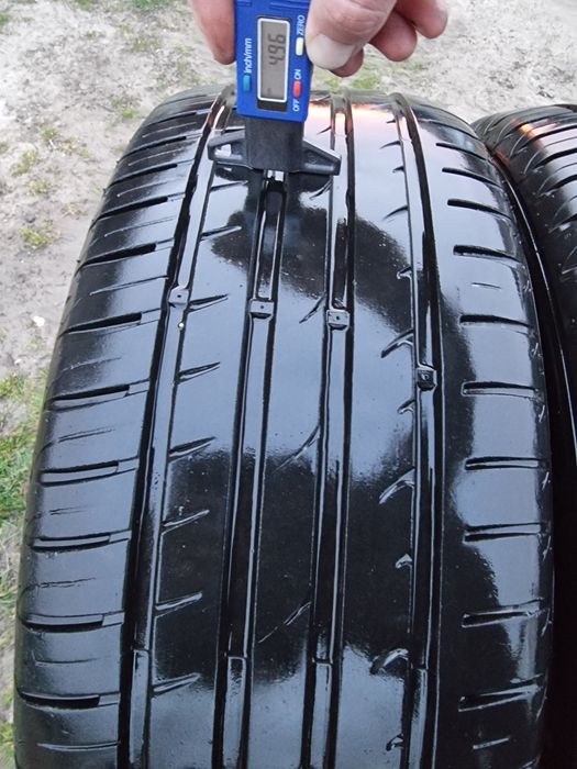 4x Felgi aluminiowe Mercedes 5x112 16" z oponami letnimi 205 55r16 Han