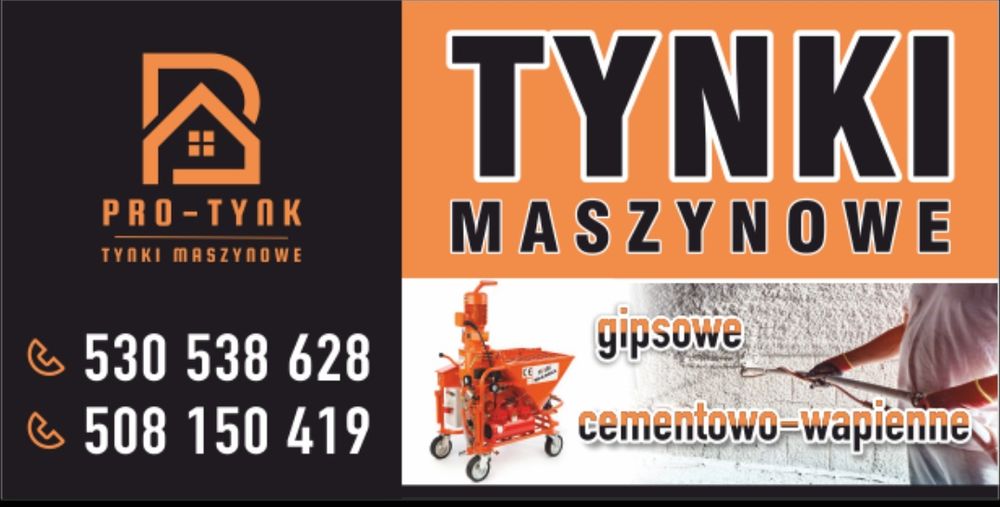 Tynki masznowe gipsowe i cementowo wapienne Łęczyca , Łódź , Kutno
