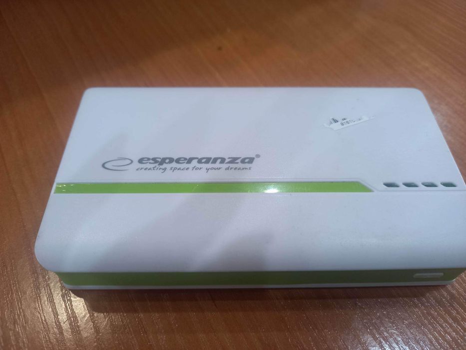 Esperanza POWER ATOM 11000mAh biało-zielony