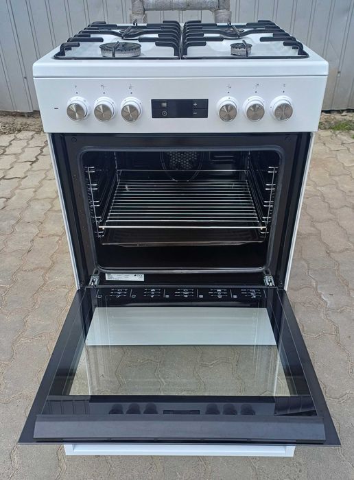 Комбінована газова плита 60 см Беко Beko FSM 62320 DWS біла 2023 рік