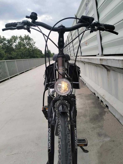 Rower elektryczny Stratos trekkingowy wyprawowy 29" 300w 200km zasiegu