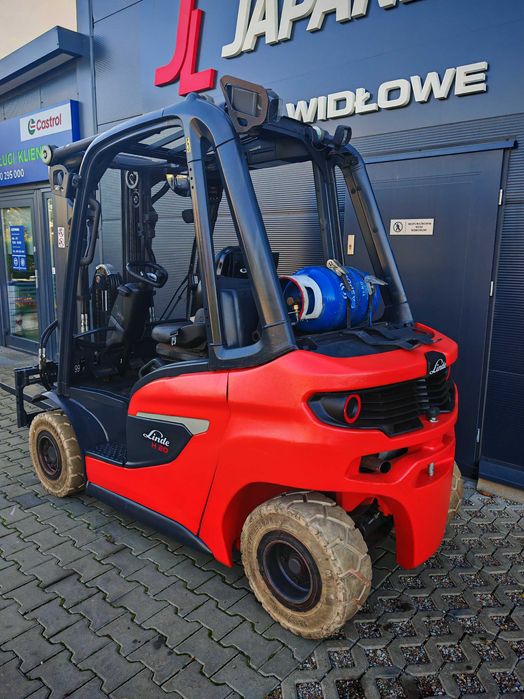 Wózek widłowy LINDE H20T-01, 2000 kg, LPG, Triplex, Widły teleskopowe