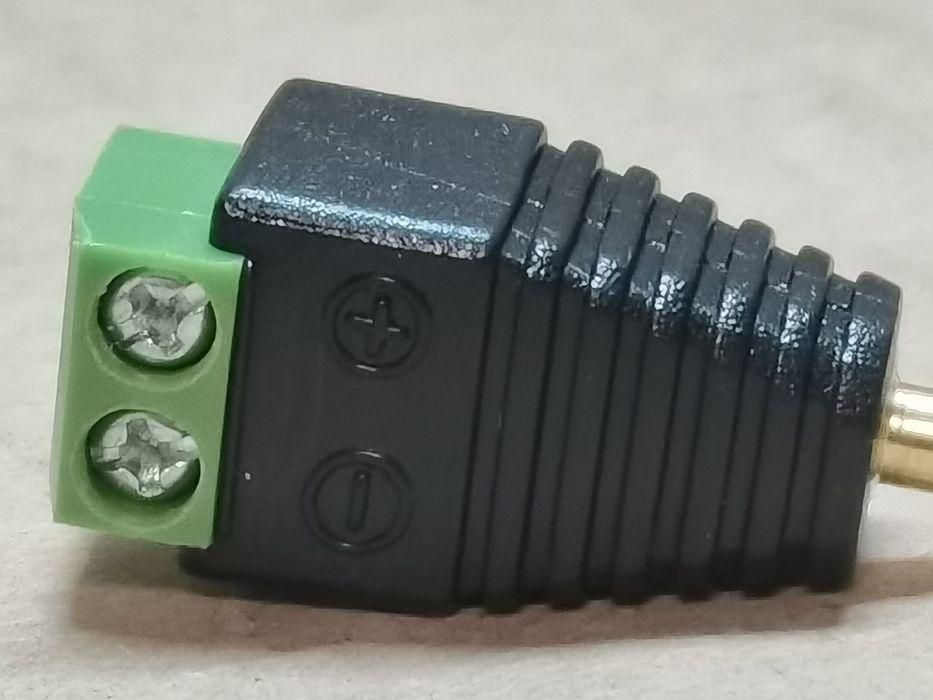 Adapter przejściuwka blok 2-biegunowy wtyczka