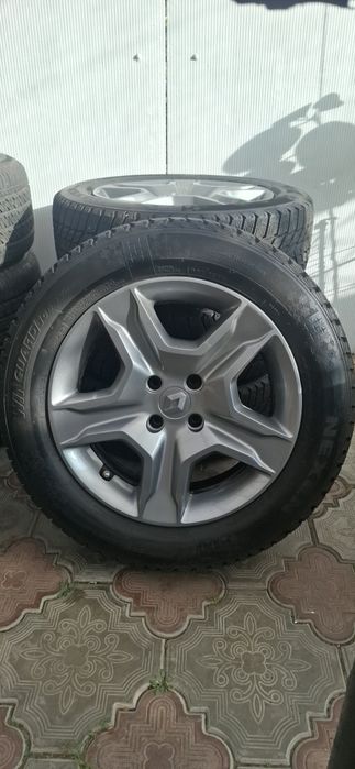 Диски R16 4×100 Шины Nexen Winguard ice plus 205/60 R16 Зима + Колпаки