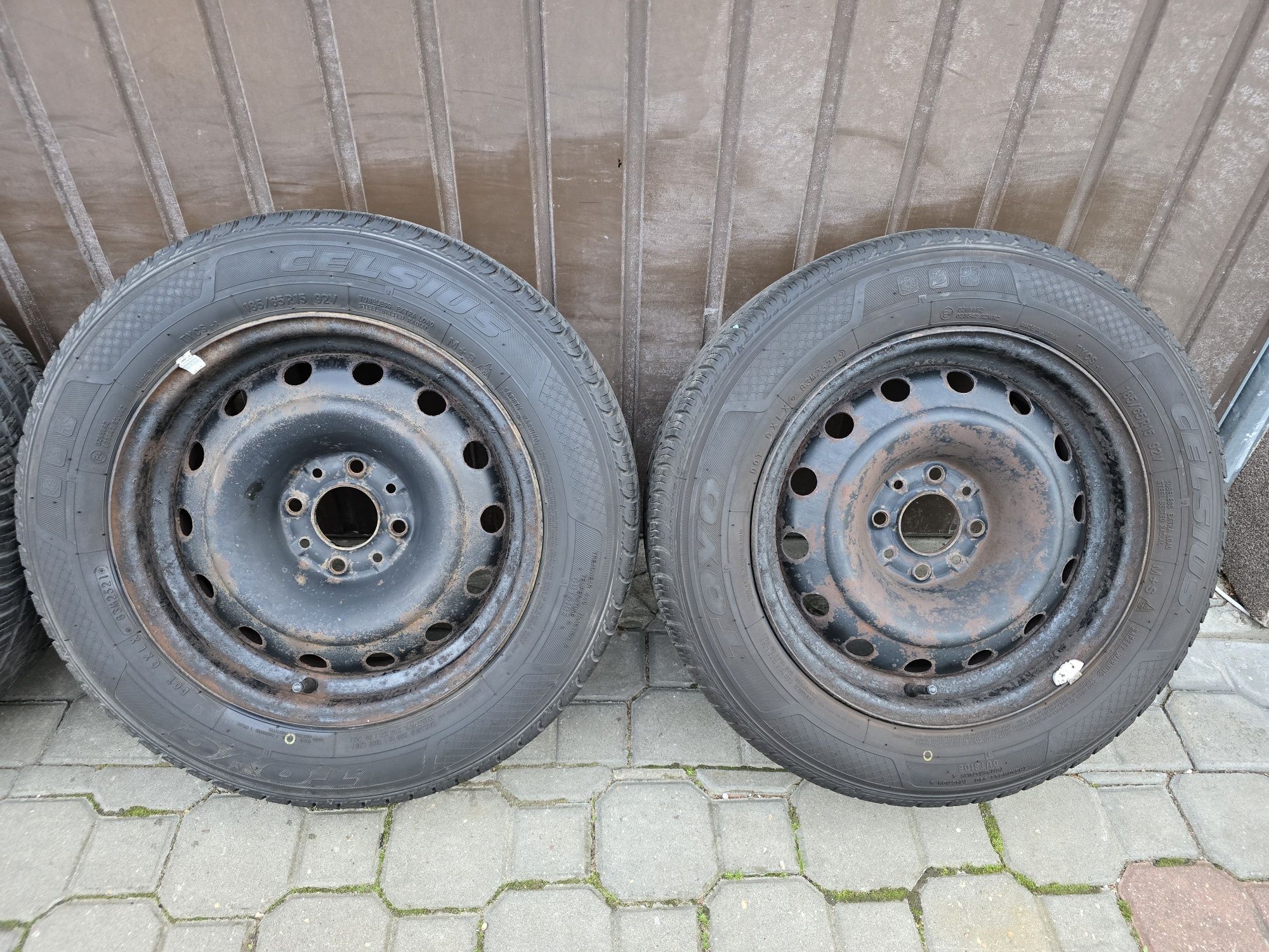 Felgi z oponami 185/65R15 Peugeot Partner 207 4x108 Citroen Berlingo C