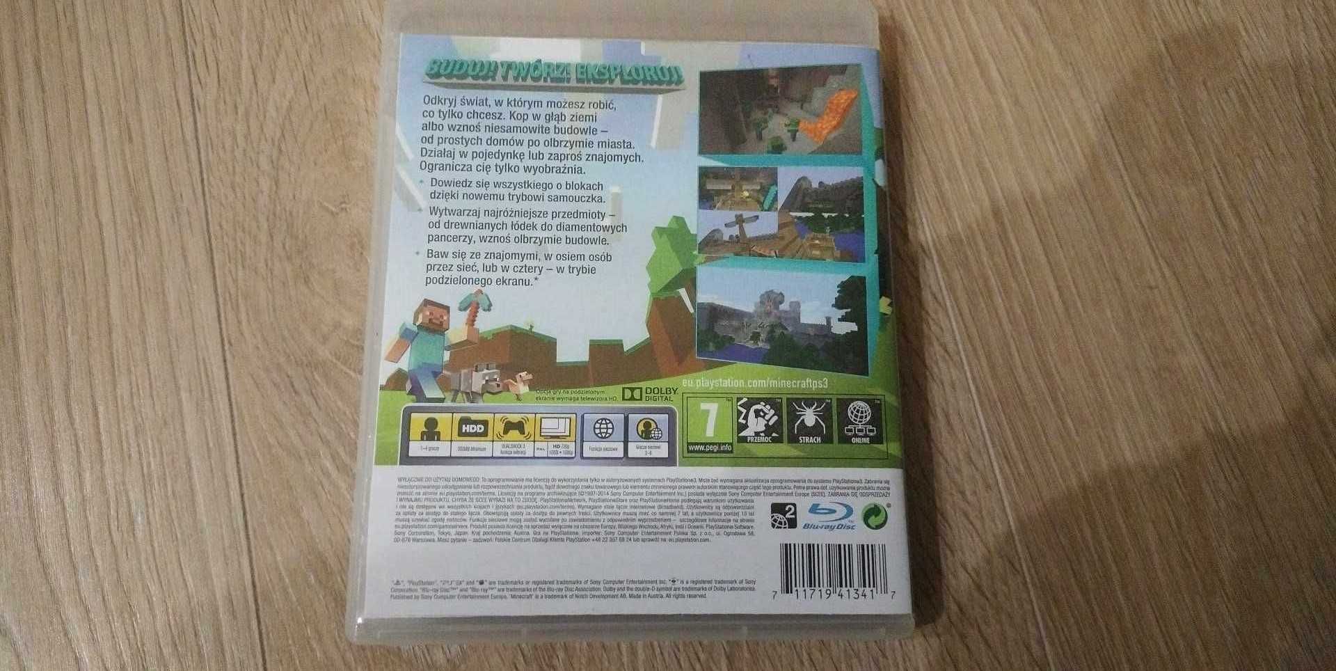 Gra Minecraft Playstation PS3 polska wersja językowa
