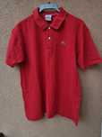 Czerwone polo Lacoste