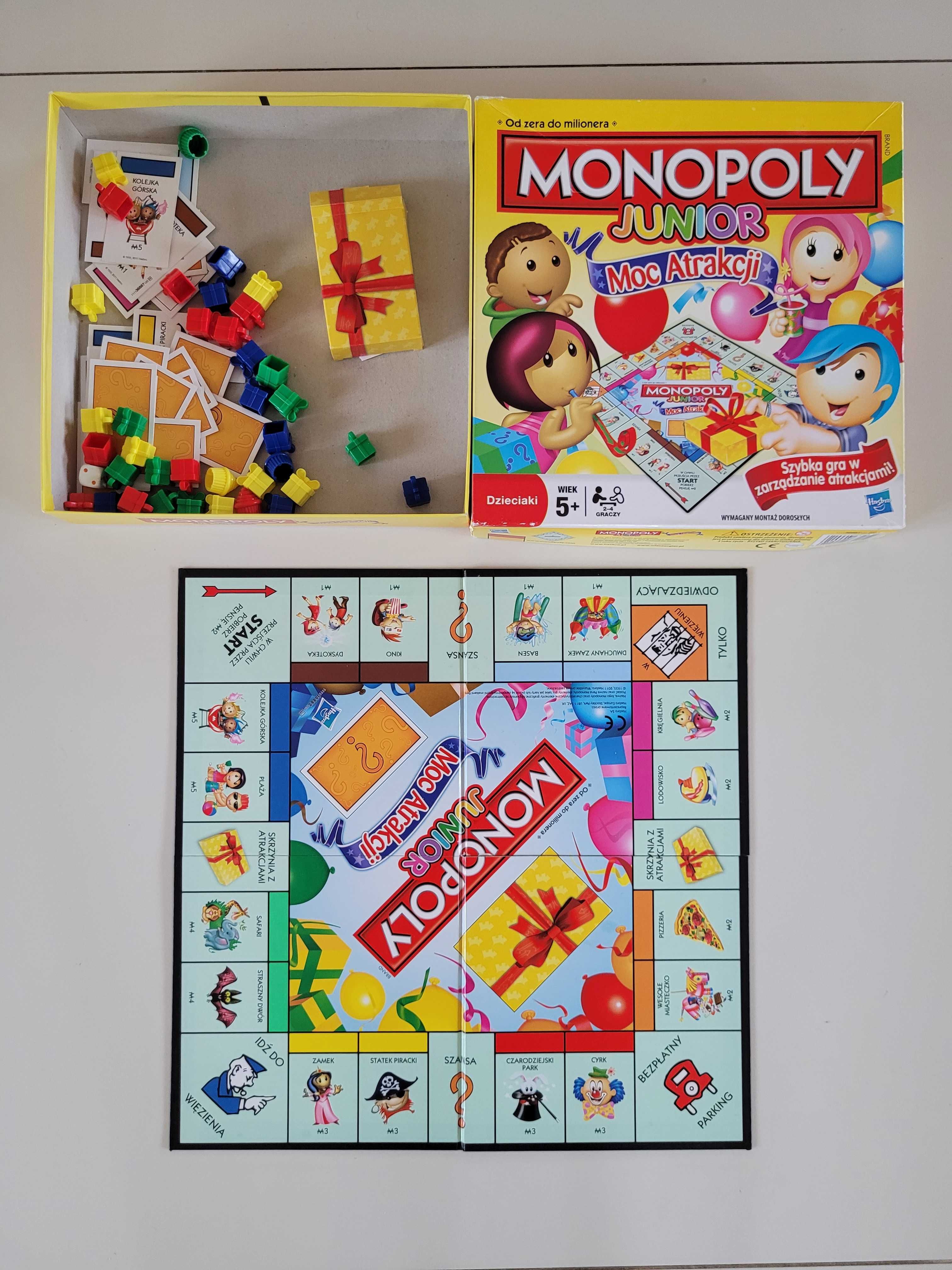 Gra planszowa Monopoly Junior - Moc Atrakcji