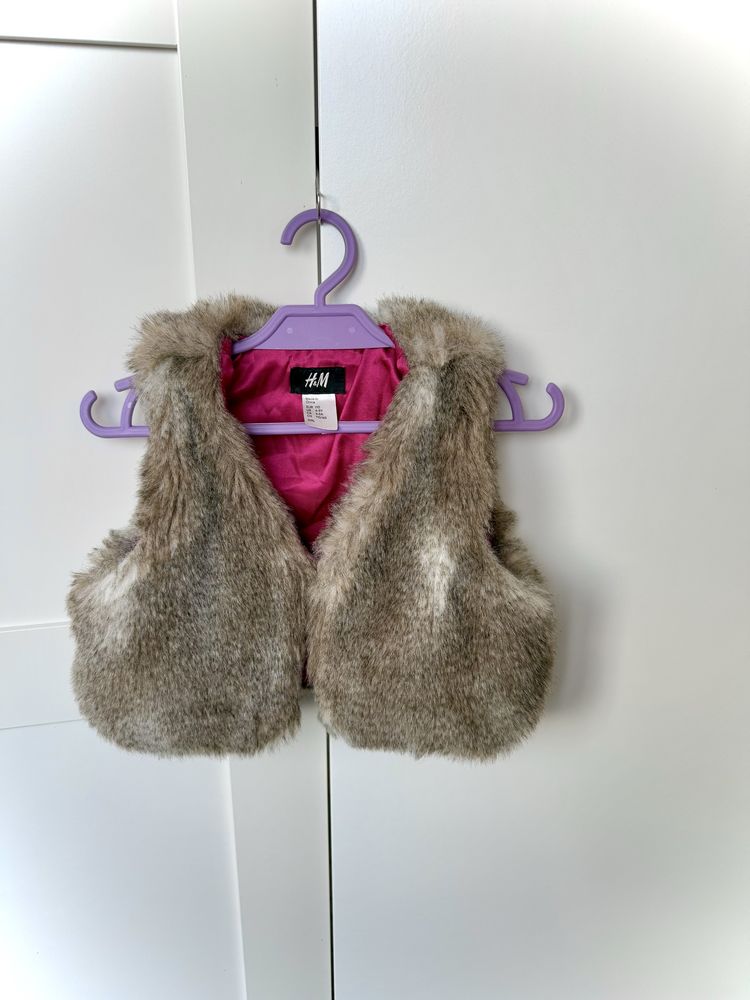 H&M futerko kamizelka 110