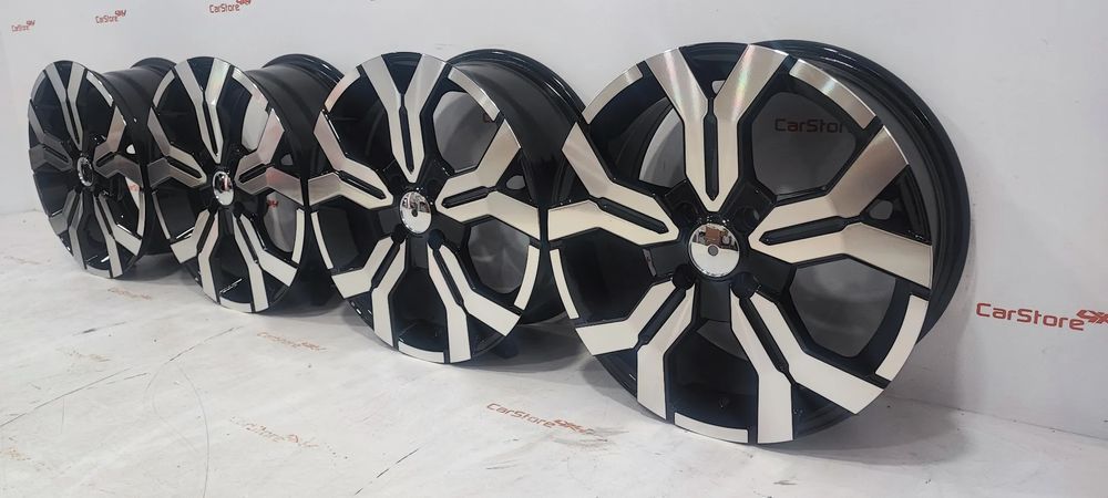 Jantes Look Dacia/Renault 16 x 6.5 et 40 4x100 Preto + Polido