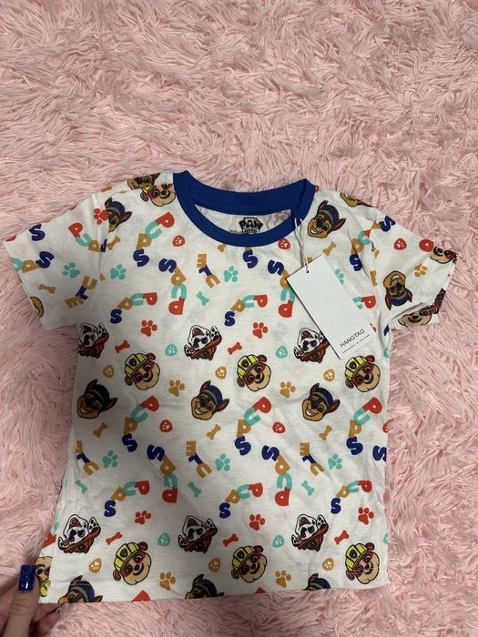 Koszulka z krótkim rękawem dla chłopca psi patrol nowe