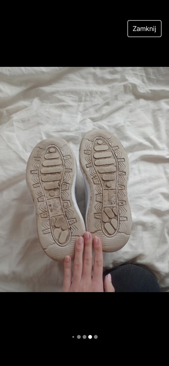 Buty białe puma Oslo na platformie