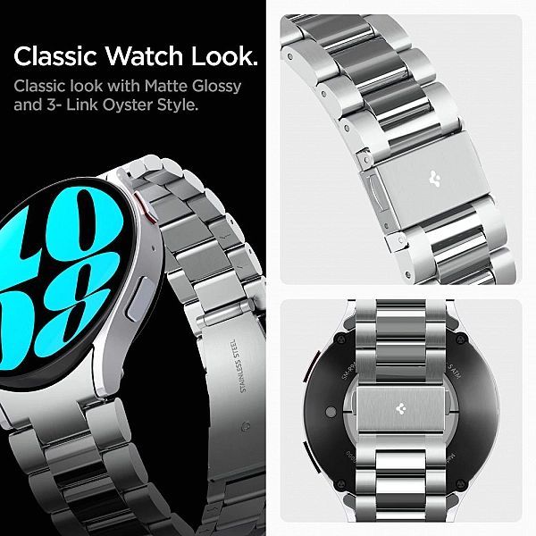 Spigen Modern Fit Band Samsung Galaxy Watch 6 (44 Mm) Silver