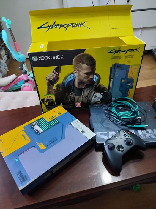 Xbox one x Edycja Cyberpunk 2077 Gry Pad karton jak nowe