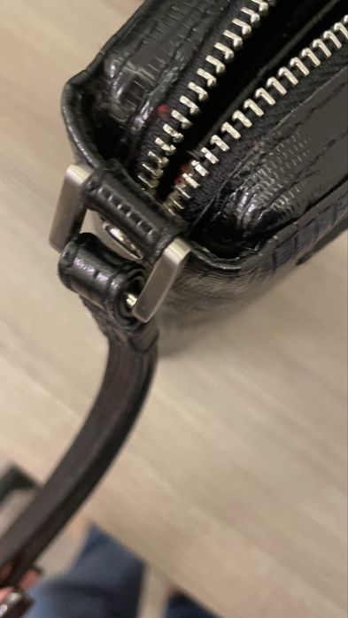 Барсетка сумка клач шкіряна Karya