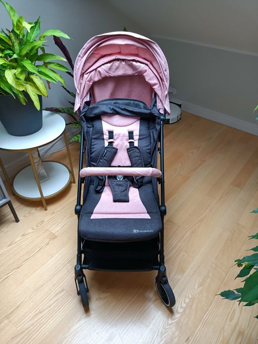 Wózek spacerowy Kinderkraft Indy różowo szary