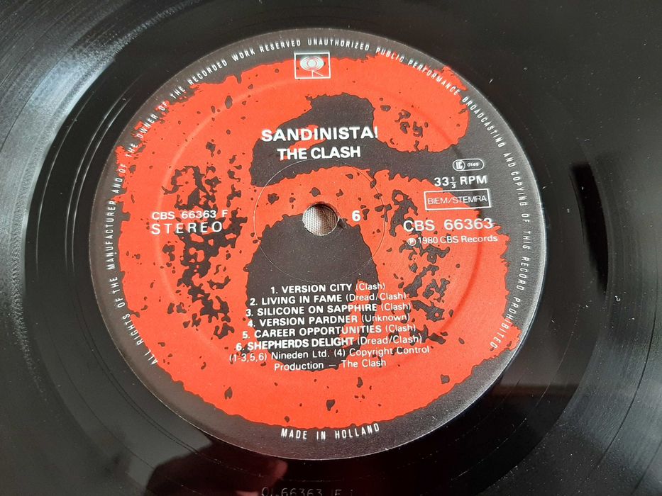 The Clash - Sandinista! - Europa - 3 x Vinil LP