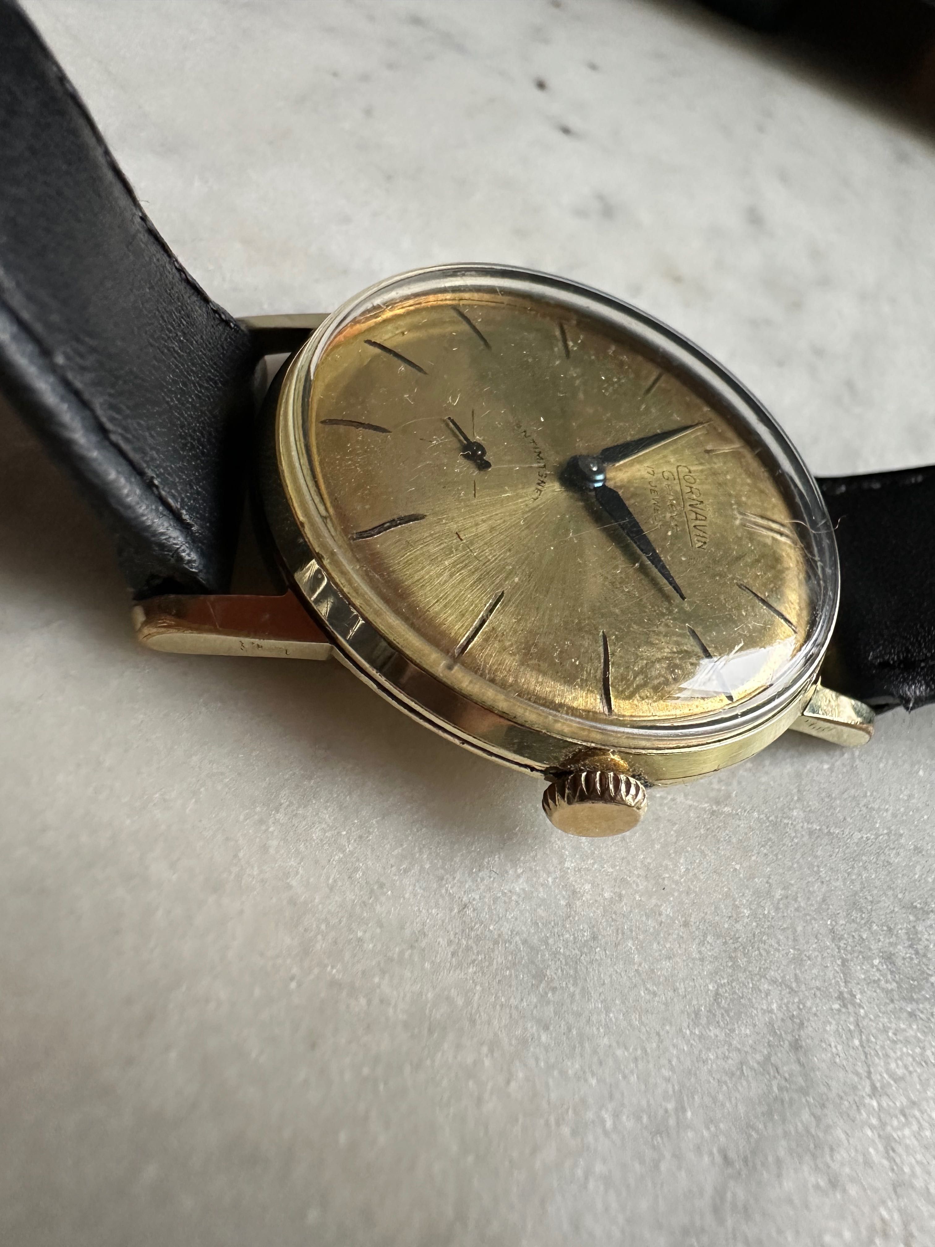 Zegarek męski Cornavin, mechaniczny, Swiss made, 17 kamieni