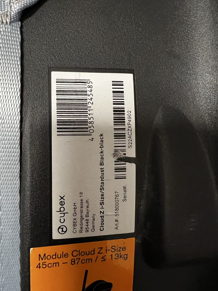 Cybex Cloud Z i-Size Platinium