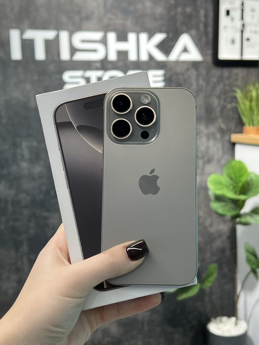 iPhone 16 Pro • Natural Titanium • 128GB • 97%Акб • Оплата частинами