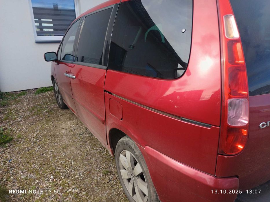 Citroen C8 2.2 HDi w całości  w przeznaczeniu na części REZERWACJA