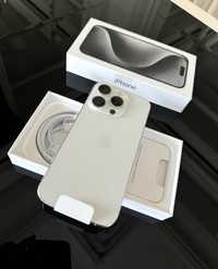 iPhone 15 Pro Nowa Gwarancja, okazja, White Titanium, 512 GB