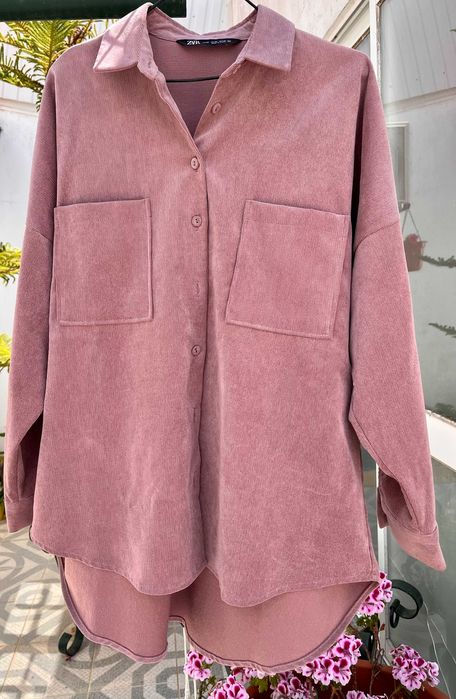 Camisa/casaco em bombazina ZARA